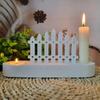 Fence Candle Holder Lawn Silicones Molds for Making Tealight Holder