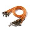 10Pcs 1.5/2mm Leather Adjustable Braided Rope Bronze Lobster Clasp Tail Chain Connector for DIY Necklace Pendant Jewelry Making