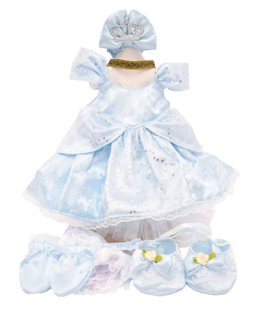 Заказ почтой плюшевого мишки Алисы Стеллы Лу одежда нарядный костюм Золушки без тела для размера S