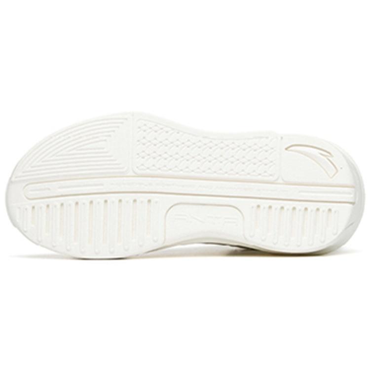 Anta C37 2.0 Breathable Lightweight Breathable And Lightweight Mid top Skateboard Shoes Women's Ivory White 922228082-3