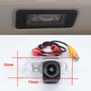 Rear View Reverse Camera CCD Full HD Night Vision Waterproof High Quality RCA License Plate Light For BMW X3 E83 2003~2010