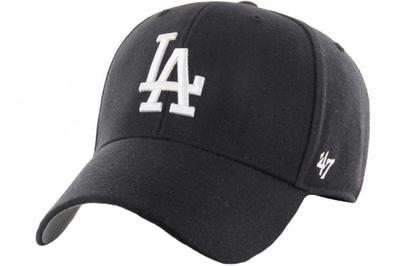 47 BRAND Кепка Los Angeles Dodgers, Унисекс черная кепка