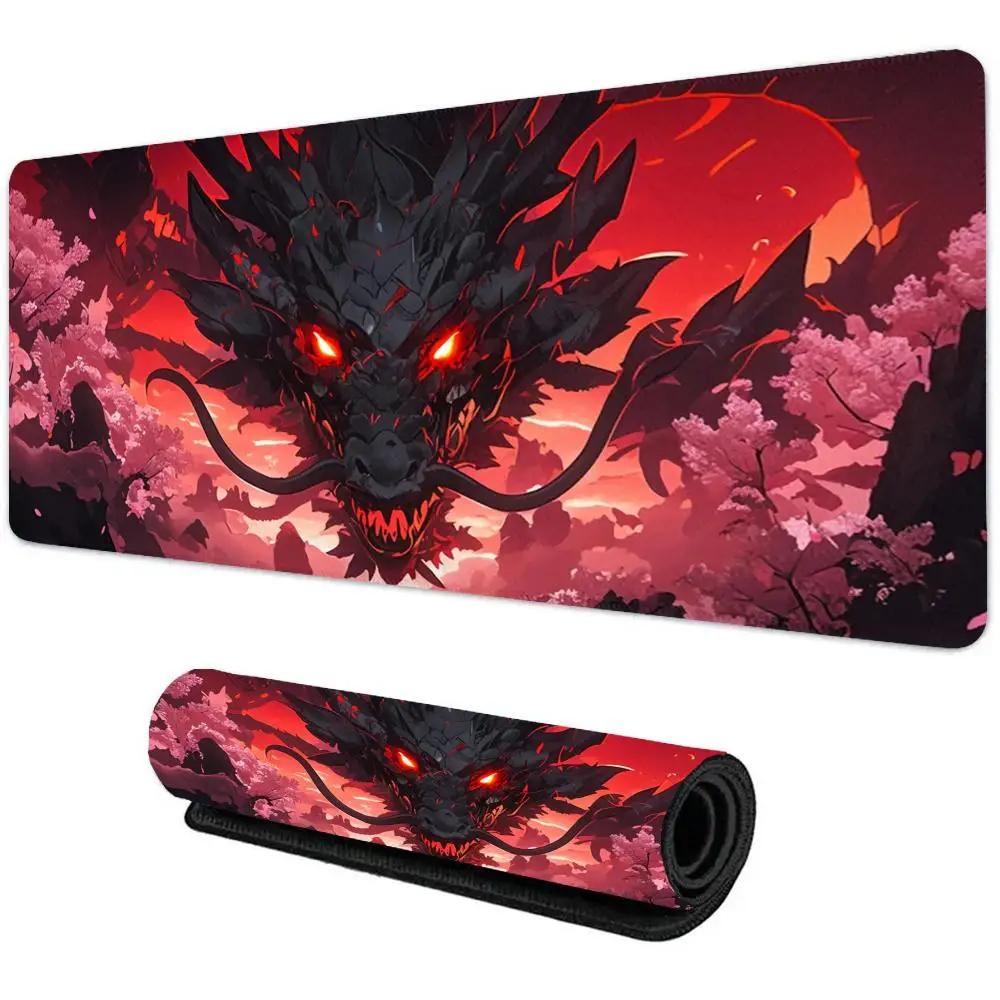 Dragon Mouse Pad Gamer Office Accessories Pc Games Desk Mat Computer Desks Keyboard Gaming Mats Long Desk Pads Office Carpet