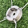 1Pc Aluminum Alloy Lawn Mower Head With Nylon Steel Lawn Mowing Line Universal Lawn Mower Replacement Parts