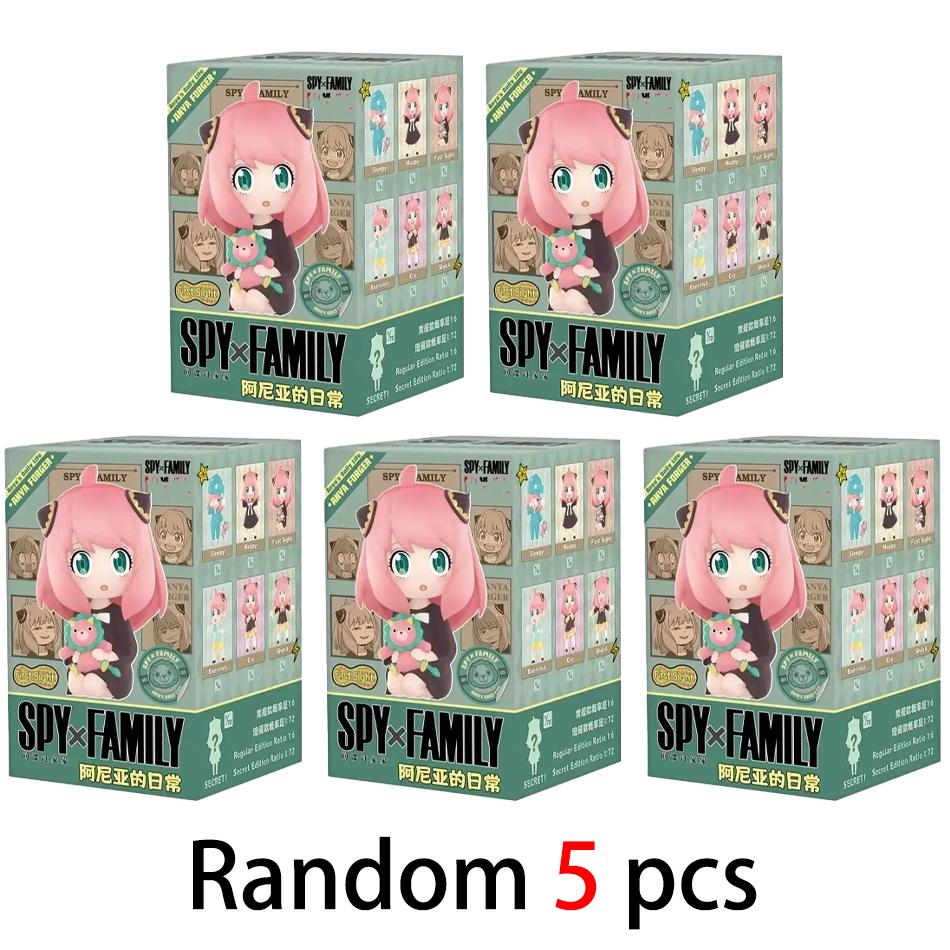 1:1 Перевыпуск Spy X Family Серия Аня Игрушки-сюрпризы Милые фигурки Кукла Коробка-сюрприз Модель Сумка-сюрприз для девочек Подарок на день рождения
