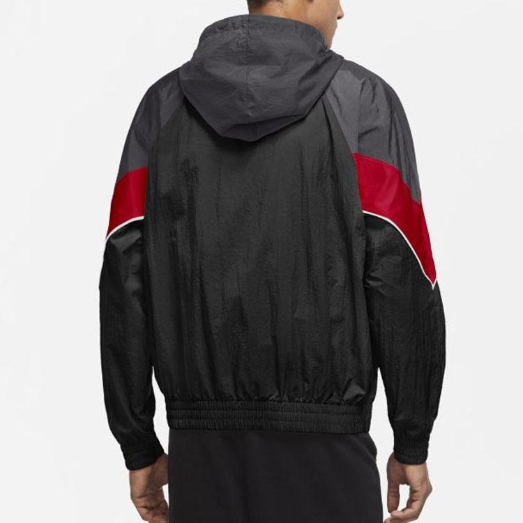 Nike Тканая спортивная повседневная куртка с цветными блоками, мужская верхняя одежда, серая DC0502-070