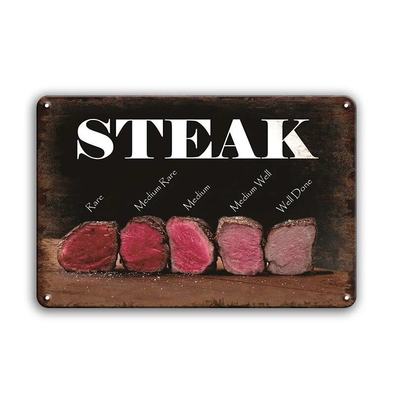 Hot Dogs Burgers Pizza Metal Signs Vintage Posters Kitchen Wall Decoration Tin Sign Bar Home Decor Metal Plaques Art Painting