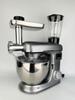 8L Commercial Blender and Multi-function Dough Mixer with Tabletop Egg Beater