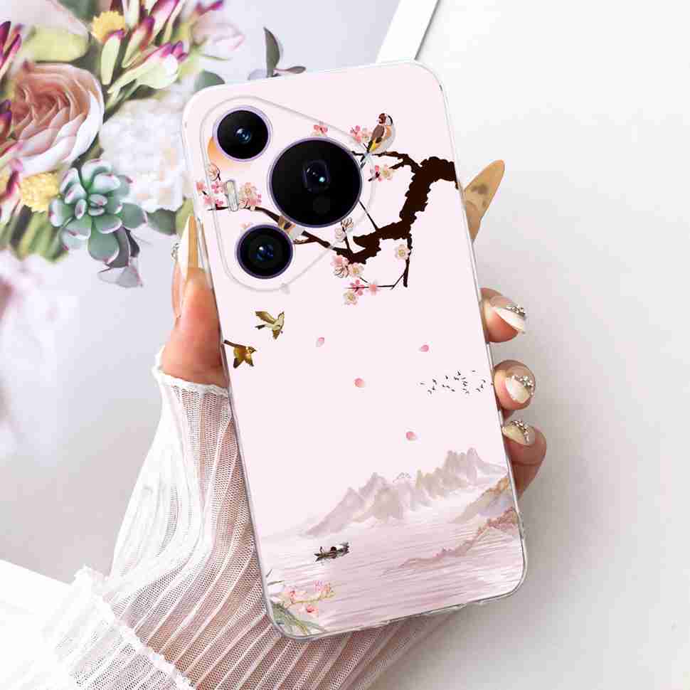 For Huawei Pura 70 Pro HBN-LX9 Case Luxurious Pattern Butterfly TPU Back Cover For Pura 70Pro+ 70 Pro Plus HBN-AL10 Phone Shell
