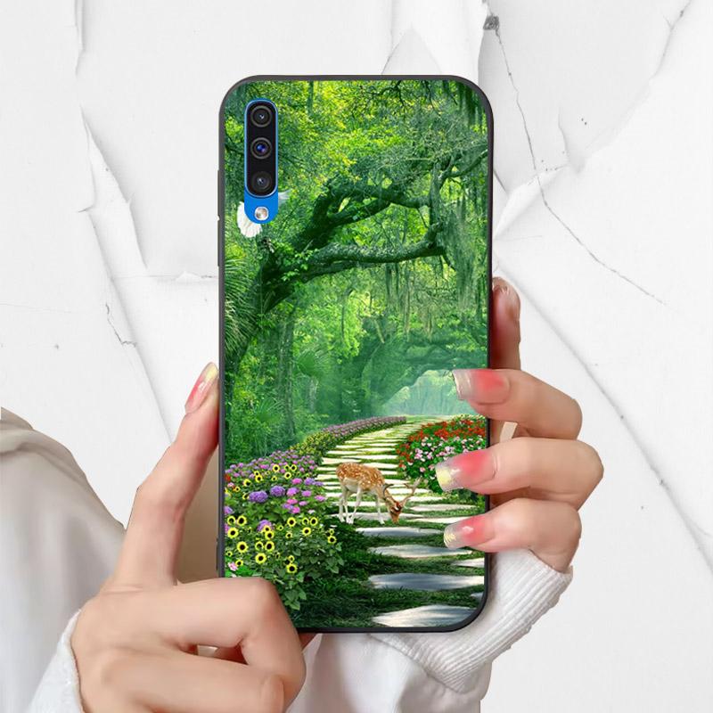 Для Samsung Galaxy A50 A50s Чехол Модная Расписная Мягкая Силиконовая Накладка Чехол для Телефона Для Samsung A50 A 30 50 S Galaxy A30s Fundas