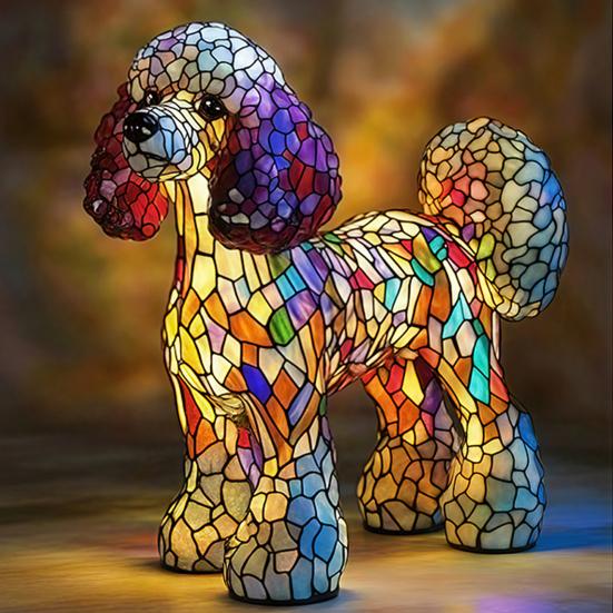 Светодиодный ночник с мягким свечением, не бликующий, забавный, очаровательный, в форме бульдога, таксы, настольный светильник в форме животного