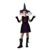 Хэллоуин Детский костюм Фиолетовое платье ведьмы Накидка Девочка-вампир Ведьма Сценический костюм
