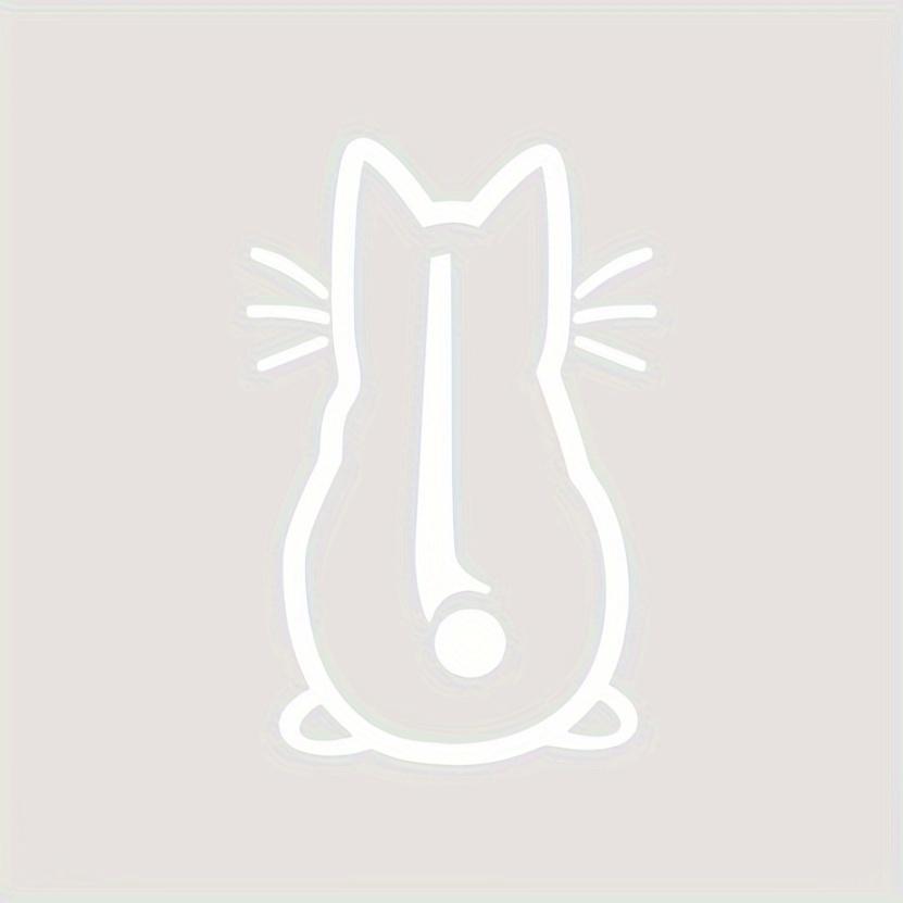 1 шт. Очаровательная наклейка-дворник от дождя с кошкой для двери дома, туалета, окна, наклейка для электромобиля, автомобиля для использования в помещении и на улице