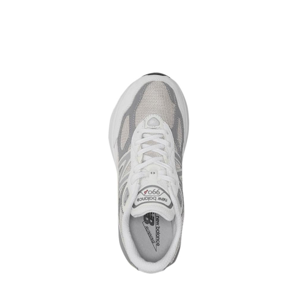 New Balance 990v6 Подростковые кроссовки Reflection Marblehead Детские кроссовки Серый Белый GC990NC6