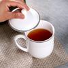 350ml Ceramic Lidded Tea Cup with Handle