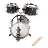 Miniature Drum Model Metal Jazz Drum Model Ornament Miniature Musical Instrument Drum Set for Teache