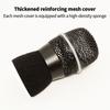 Part DIY Mic Windscreen Microphone Mesh Head Microphone Grill Head Mic Mesh Cover Replacement Head