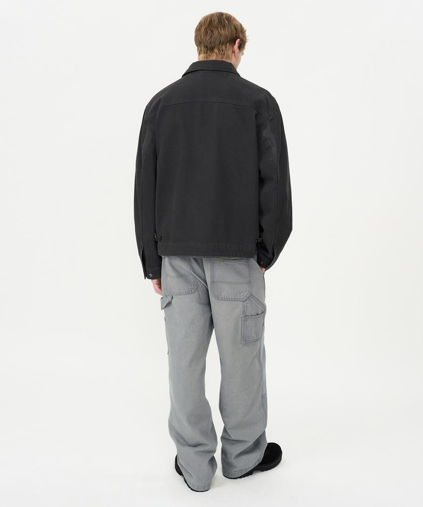 INSILENCE Carpenter Denim Pants Grey