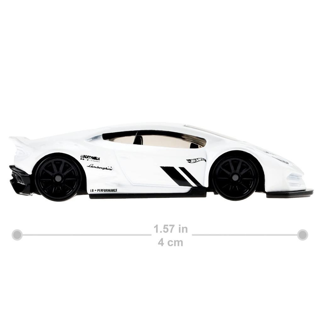 Hot Wheels Базовая машинка LB Works Lamborghini Huracan Coupe 3 и HHF36 Белый Мини [Возраст от]