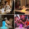RGB Bedside Lamp Remote Control Adjustable Brightness USB Rechargeable 16 Colors Table