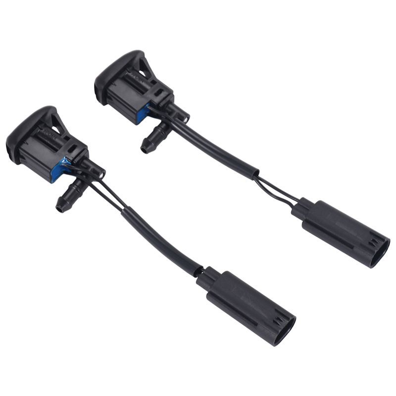AM-1Pair New Windshield Heated Washer Sprayer Nozzle Jet 61667110851 For -BMW 1-Series E81 E82 E87 X3 E83 X5 E53 Z4 E85 E86