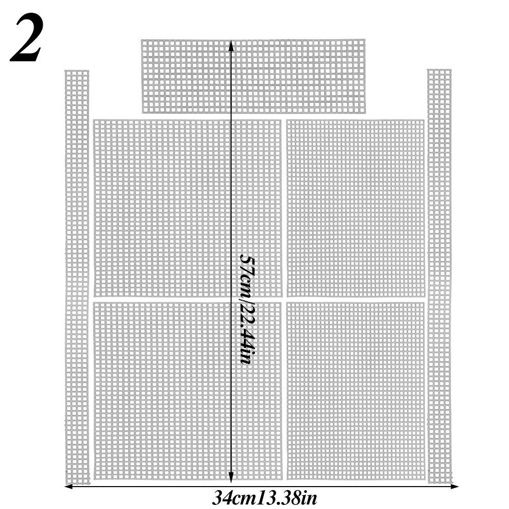 Variety Accessories Assistant Woven Material Knitted Piece Grid Plate for Weaving Bags