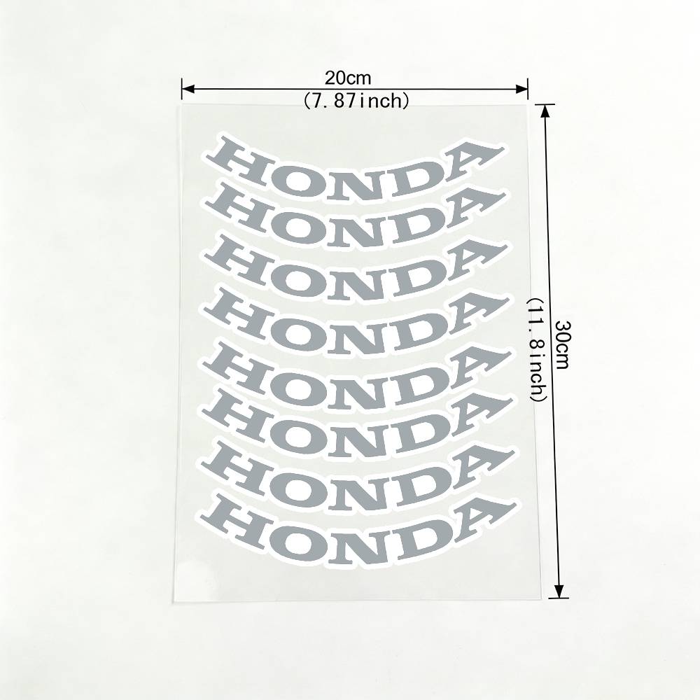 FIQ1 For Honda 18 colors Reflective motorcycle stickers, 3M safety warning at night in the dark scooter helmets