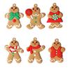 6/11/12PC/Set Christmas Gingerbread Man Decor Xmas Tree Hanging Pendant New Year Party Decor Gift Home Navidad Mini Gingerbread