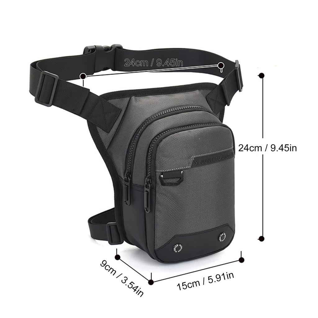Aumotop Bike Leg a and Waist Bag for Fitness Bikes and Other Outdoor Features a Design and Ideal for Outdoor and Bag, Lightweight, Waterproof,