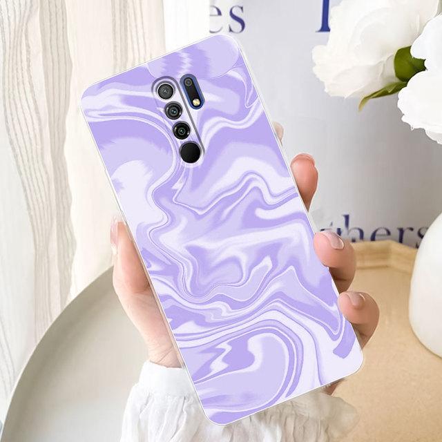 Для Redmi 9A 9C NFC чехол для Xiaomi Redmi 9 силиконовый модный прозрачный чехол из ТПУ для Xiaomi Redmi 9T 9AT чехол для телефона Fundas
