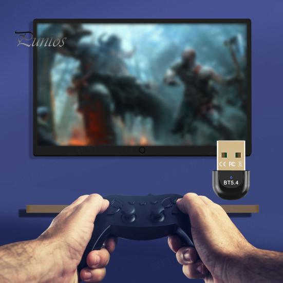 Беспроводной адаптер для ПК с ОС Windows 11/10/8.1, ноутбука, Plug and Play, Bluetooth-совместимый адаптер 5.4 с защитой от помех