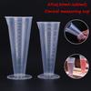 2 шт./набор мерных стаканов прозрачный пластиковый конус многоразовый кухонный измерительный инструмент
