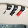 2PCS Car Fixing Clip Multifunctional Universal Tpr Material Mini Car Accessories Sun Visor Card Bill Storage Clip Practical