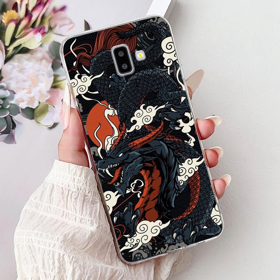 Чехол для Samsung Galaxy J6 Plus SM-J610F Милый Модный Чехол с Рисунком Сердечко Мягкий Силиконовый Чехол для Samsung J6 J600F J6+ Корпус