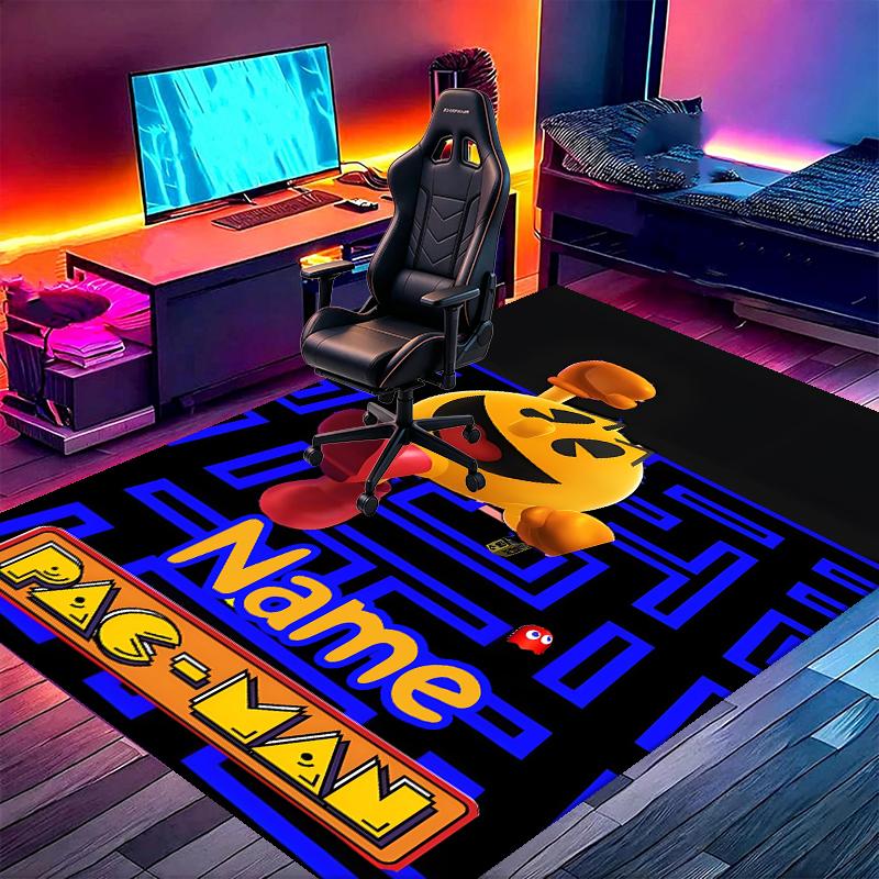 Custom Name Personalized PAC Print Carpet, Versatile Home Decor Rug, for Playroom, Apartment, Balcony, Entryway, Hallway Gift