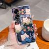 Новый чехол для Oppo A58 A57 A57S A57e A77 A77S A78 A79 A98 A38 A2 F23 K11 4G 5G милый рисунок животного прозрачный силиконовый противоскользящий прочный чехол для Oppo Capa