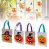 Tote Bag Linen Cute Vivid Storage Sack for Halloween Decoration Party Show Dress Up