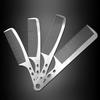Silver Hairdressing Styling Comb Stainless Steel Metal Barber Comb New Anti Static Comb  Barber