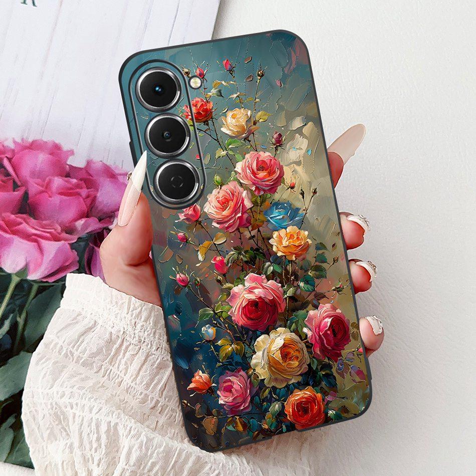 For Tecno Spark 40 Pro / 40 Pro+ Elegant Floral Butterfly Phone Case For Tecno Spark 40Pro Plus KM6 KM7 Soft Silicone TPU Cases