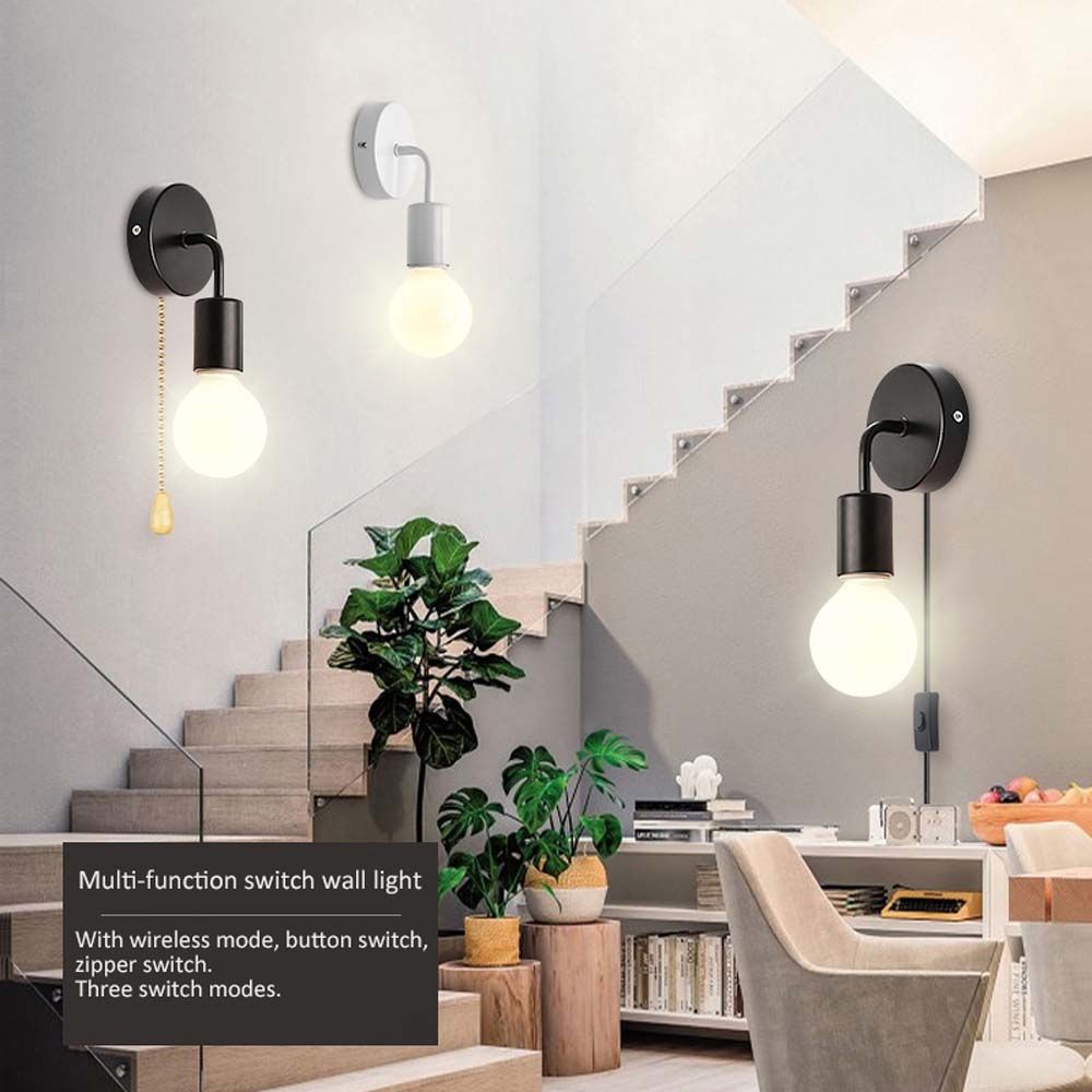 Современная винтажная лампочка Лофт освещение Внутренний настенный светильник Бра Лампа для украшения дома Основание лампы Светильник