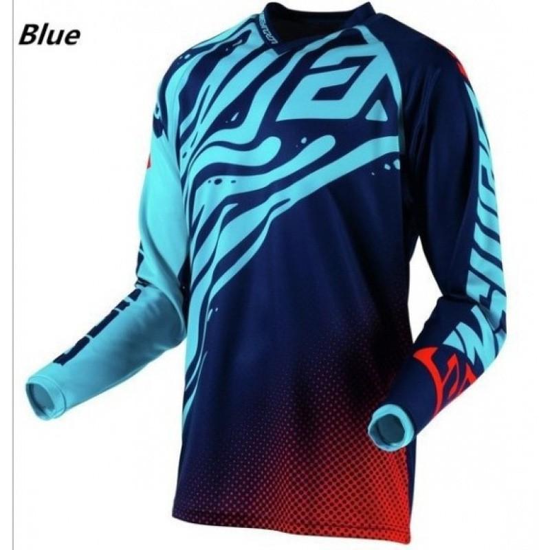 Men Women Long Sleeve Quick Dry Cycling Shirt Mountain Bike Downhill Sport Tee Breathable UV Protection
