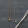 Ожерелье JewelVOX для хирургического стального шарика для взрослых [JewelVOX] Женщины, Сталь, Сердце, Гипоаллергенный, Цепочка, (Серебряный)