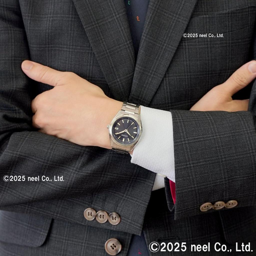 Citizen Коллекция Eco-Drive Радиоуправляемые Мужские Часы AS1080-65L Синий Циферблат