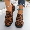 Loafers Flats Leopard Pointed Toe Casual Women Shoes New Comfortable Walking Mujer Zapatos:Wear-resisting