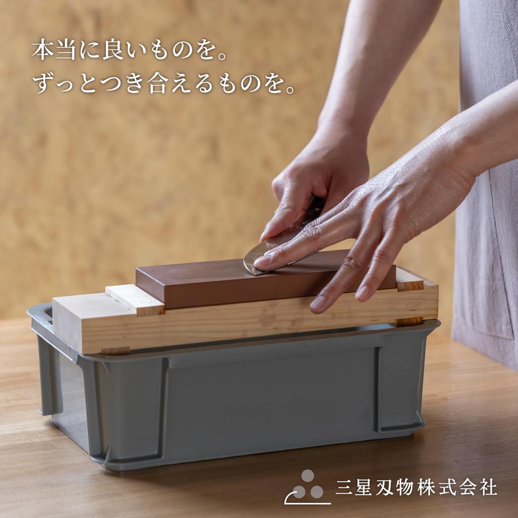Whetstone Rough Knife Sharpening Stone Founded in for Home Easy to Made in Japan #300 Whetstone, [Wa NAGOMI] "Mitsuboshi Hamono, 1873" Use, Sharpen,