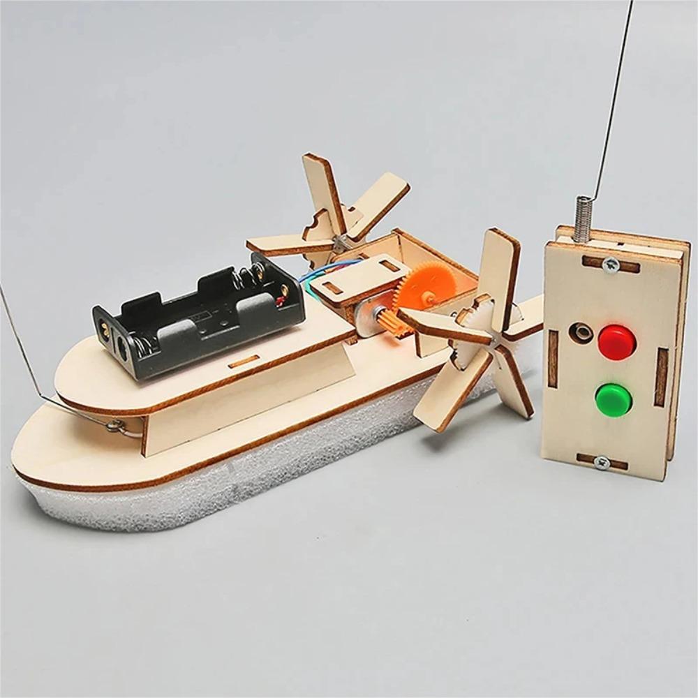 DIY Научные игрушки Детские образовательные STEM-проекты Наборы 3D Сборка модели автомобиля, лодки, деревянная головоломка, набор для научных экспериментов