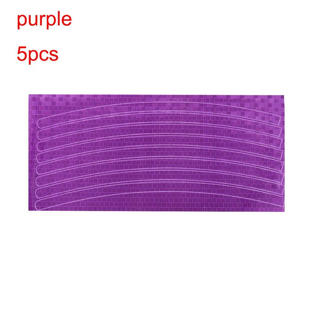 1/5Pcs New Fluorescent Accessories Decal Bicycle Car Motorcycle Reflective Stickers Wheel Rim