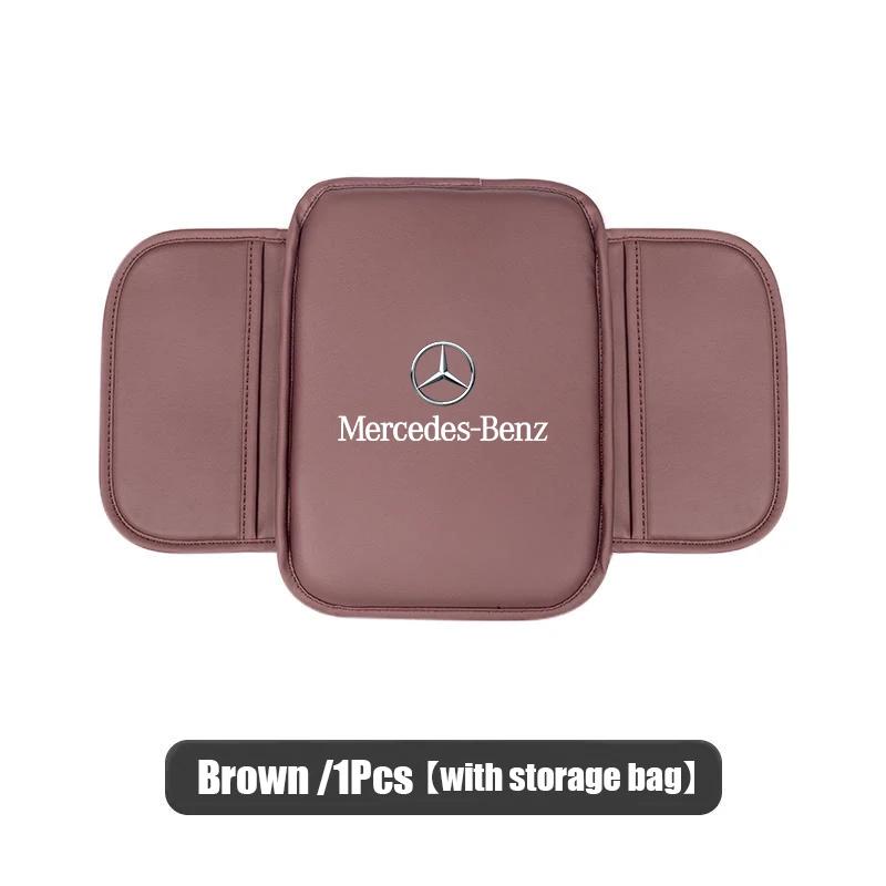GLC GLB Car Armrest Box Pad Center Console Arm Rest Storage Pocket For Mercedes Benz AMG W177 W176 X166 X167 C257 C218 X253 C11