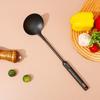Wok Spatula And Ladle Set Extended Handle Spatula Smooth Edges Soup Spoon Scratch-free Cooking Utensil