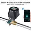Feb.Wifi Robot Waterproof Valve Tuya Smart Remote Control APP Remote Control Water Pipe Gas Wireless Valve Switch US Plug